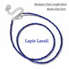 2mm Stone Beads Necklaces For Women Men Faceted Moonstone Labradorite Indian Agates Turquoises Crystal Clavicle Chain - Image 22