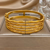 Elegant Diamond-encrusted Bone Bamboo Joint Shape Cuff Bracelet For Women Classic Plated Gold Shiny Temperament Jewelry Set - Image 14