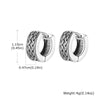 Punk Viking Hoop Earrings for Men Boys,Vintage Celtic Knot Stainless Steel Huggies Earrings,Hip Hop Cool Street Jewelry Gifts - Image 7