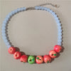 Dopamine 3D Fruit Beaded Necklace Bohemian Retro Choker Exaggerated Summer Charms Neck Aesthetic Jewelry Accessories Gift - Image 15