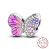 Silver Charm Beads Glowing Luminous Firefly Butterfly Pendant for Bracelet Charm Jewelry - Image 31