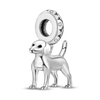 Silver Dog Charms French Bulldog Poodle German Shepherd Beagle Dachshund Pendants Fit Bracelets DIYJewelry Gift - Image 36