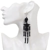 Halloween Skeleton Acrylic Drop Earrings Horror Hallowmas Gothic Long Skull Dangle Earring Party Jewelry for Women Gifts - Image 5