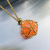 Metal Net Cage Crystal Necklace Stainless Steel Stone Holder Necklace Dice Crystal Pendant Necklace Jewelry for Women Men - Image 14