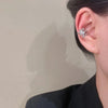 1 Pc Vivilady Autumn/Winter Christmas Snowflake Zircon Clip Earring for Women Jewelry Minimalist Accessories - Image 5