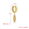 Pearl Heart Hoop earrings 4 lines Cubic zirconia women huggie earrings Sweet Bow drop earrings - Image 2