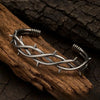 Gothic Thorn Open Cuff Bracelet Silver Color Gothic Stainless Steel Twisted Bangles For Men Women Punk Rock Wrist Jewelry Gifts - Image 3
