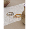 6789# Stainless Steel Shiny Cubic Zirconia Casting Ring for Women Pvd Plated Jewelry Gift - Image 6