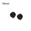 1 Pair 6-12mm Black Stainless Steel Magnetic Fake Gauges Earring Studs for Men Women Non Pierced Earrings - Image 14