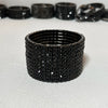Vintage Black Crystal Elastic Bracelets for Women Bling Rhinestone Stretch Wristband Cuff Bangle Bridal Wedding Jewelry - Image 7