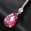 Simple Rhinestone Open Choker Bride Clavicle Chain for Women 2024 Luxury Water Drop Crystal Collar Necklace Torques Jewelry