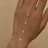 Silver Star/Evil Eyes Blue/White Zircon Bracelet Finger Design For Women Hand Chain Bracelet Party Jewelry - Image 10