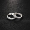 Silver CZ Hoop Earrings for Women Timeless Style Simple Ear Accessories for Teens Minimalist Gift Classic Jewelry - Image 2