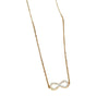 Personality Full Zircon 8 Shape Bowknot Pendant Necklace for Women Charm Stainless Steel Bride Chokers Jewelry Fastness - Image 6