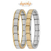 Men/Women's Jewelry 7/9/13mm Width Itanlian Elastic Charm Bracelet Stainless Steel Bangle - Image 1