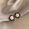 Wenhq Vintage Flower Leaf Clip on Earrings for Women's Party Rhinestone Pearl Cuff Ear Clip Jewelry Accessory - Image 8