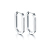 Classic Stainless Steel Ear Buckle For Women Gold Silver Color Big Oval Rectangle Hoop Huggie Punk Hip Hop Jewelry Gift - Image 16