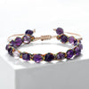 Handmade Bohemian Women Bracelets 8mm Cut Surface Tiger Eye Stone Jasper Amethyst Beads Bracelets Men Yoga Jewelry Gifts - Image 6