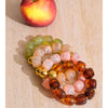 Acrylic Square Beads Chain Necklace Bracelet Bangle Stainless Steel Handmade Jewelry Green Khaki Pink Amber - Image 4