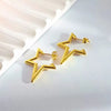 Harajuku Punk Big Star Earring Irregular Hollow Out Alien Metal Pentagram Ear Stud for Women Cool Girl Y2K Jewelry Har - Image 5