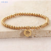 Mhs.sun Constellation Stainless Steel Beaded Bracelets For Women Men 12 Star Zodiac Sign Charm Birthday Party Jewelry Gift - Image 13