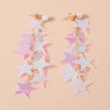 Aihua Long Shiny Clear Acrylic Star Tassel Earrings For Women Personality Aesthetic Earrings Jewelry Birthday Gifts - Image 2