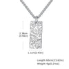 Men's Geometric Pendant Necklace with Stainless Steel Chain - Image 21