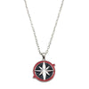 Anime Acrylic Necklace Fluorescent Rod Black Red Colors mixed with Inspired Compass Pendant Necklace Gifts For Girls - Image 8