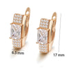 Gold Plated Zircon Hoop Earrings for Women Jewelry XP - Image 25