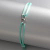 Two Oval Rings Interlock Steel Rope Bracelet - Image 7