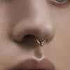 Heart Hinged Clicker Piercing Hoop for 16G Septum and Ear Piercings - Image 6