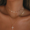 Vintage Punk Gold-plate Thick Chain Head Portrait Coin Pendant Necklace For Women Multilevel Geometric Hip Hop Jewelry - Image 20