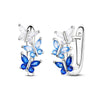 Small Hoop Earrings with Butterfly and Heart Motifs - Image 27