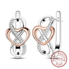 Silver Hoops Earrings Colorful Flower Butterfly Bee Drop Earring For Women Birthday Party Jewelry Gifts - Image 29