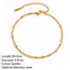Stainless Steel Delicate Anklet for Women Gold Color Chain Anklet Bracelets on The Leg Do Not Fade Anklet Jewelry Women - Image 7