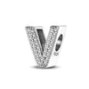 Classics 925Silver Shiny Zircon English Alphabet Beads Pendant Charms Fit Bracelet Jewelry Women Gift - Image 18