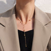 Stainless Steel Chain Necklace with Long Tassel Details - Image 62