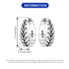 Openwork Leaf Pattern Hoop Earrings with Sculpted Detail - Image 56