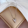 Heart Stainless Steel Zirconia Necklaces For Women Girls Love Gold Color Metal Necklace Party Birthday Daily Jewelry - Image 9