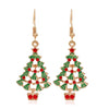 Christmas Tree Drop Earrings Small Bell Snowflake Earings for Women Cute Bowknot Dangle Earring Year Gift - Image 15