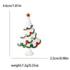 Christmas Rhinestone Christmas Tree Brooches for Women Unisex Enamel Botanical Pin Office Party Friend Gifts Jewelry Accessories - Image 25