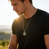 Men's Geometric Pendant Necklace with Stainless Steel Chain - Image 28