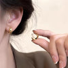 Non-Piercing Cartilage Clip Earrings with Compact Metal Details - Image 1