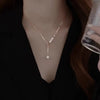 Zircon Inlaid Golden Butterfly Pendant Double Layer Necklace Women's Personality Necklace Wedding Jewelry Birthday Gifts - Image 29