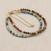 3MM Simple Elegant Bohemian Beaded Bracelet Double Layered Olivine Crystal Beads Magnetic Strand Bracelet Women Jewelry - Image 23