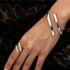 2pcs Simple Design Geometric Open Bracelet Ring Set, Women's Personalized Holiday Party Accessories Gifts - Image 11