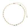 Geometric Rhombus Shaped Small Charm Choker Y Lariat Three Layer Women Neckace Gold Color Jewelry - Image 7
