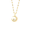 Cute Sexy Zircon Crystal Star Moon Necklaces For Women Female Stainless Steel Clavicle Chain Jewelry Girls Party Gift - Image 6