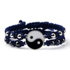 Two-Piece Braided Bracelet Set with Yin-Yang Motif - Image 13