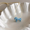 Colorful Horse Pendant Long Necklace for Women Adjustable Sweater Chain Necklaces Jewelry Gifts Accessories - Image 5